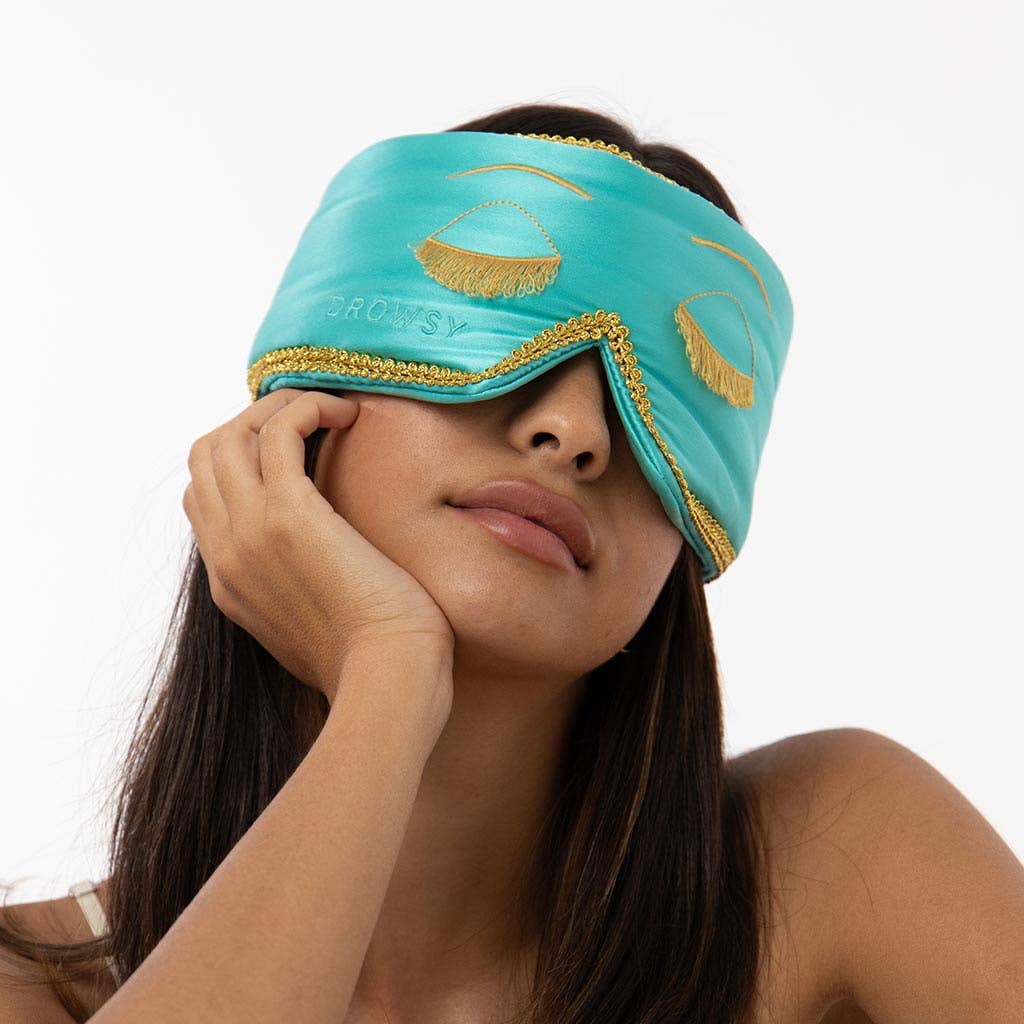 Drowsy Sleep Co. - Wholesale Sleep/Eye Mask - Breakfast at Drowsy - Eyelash Protecting Mask3