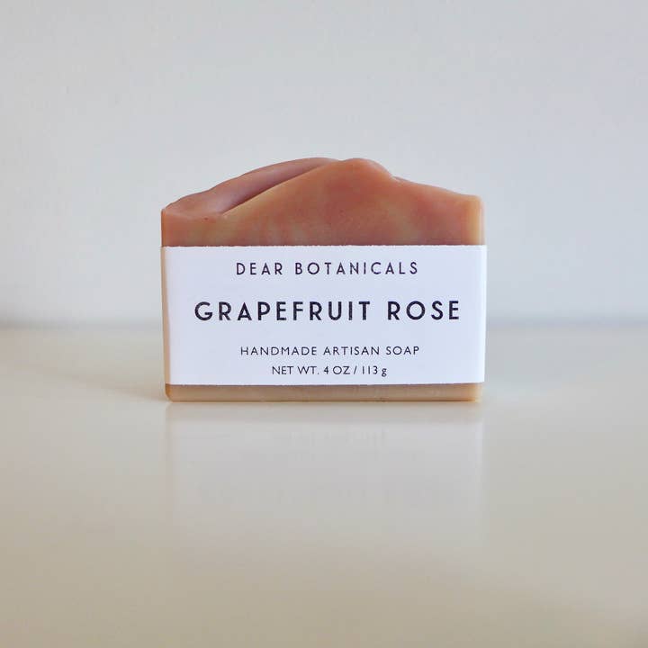 Grapefruit Rose zeep voor wholesale door Dear Botanicals
