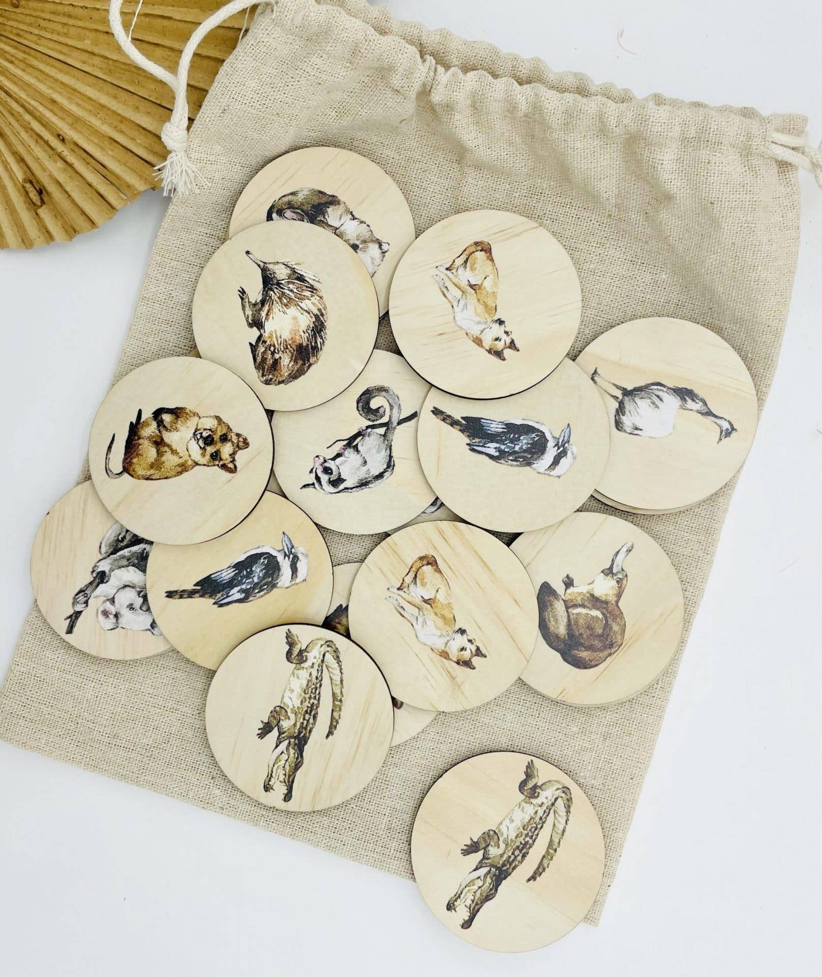 Timber Tinkers - Vendita all'ingrosso Gioco di logica - Bambini - Gioco di abbinamento degli animali australiani2