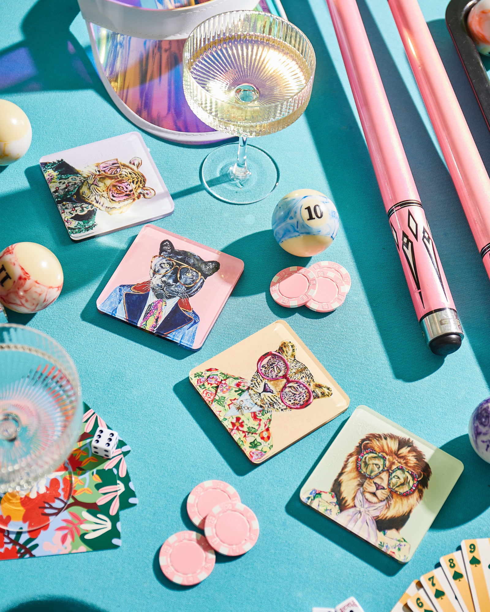 Tart By Taylor - Wholesale Coasters - Big Cats (Set of 4) Coasters4