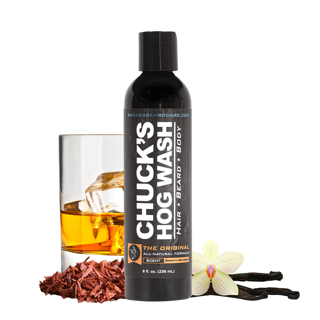 Badass Beard Care - Wholesale 2-in-1 Shampoo & Body Wash - Men's - Chuck's Hog Wash (Beard, Hair, & Body)4