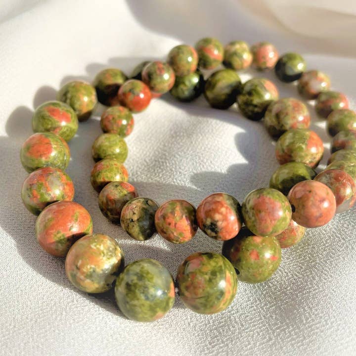 Mademoiselle Moana - Wholesale Beaded Bracelet - UNAKITE BRACELET - Balance/Love1