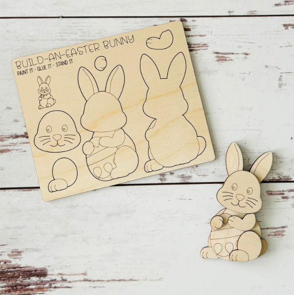 Pheasant & Needham Home Decor & Crafts - Wholesale DIY Craft Kit - DIY Easter Bunny Magnet Craft Kit1