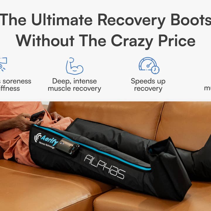 Endurance Lab - Wholesale Fitness Equipment - Wireless Alphas Compression Boots – Portable Air Compression Recovery by Aerify1