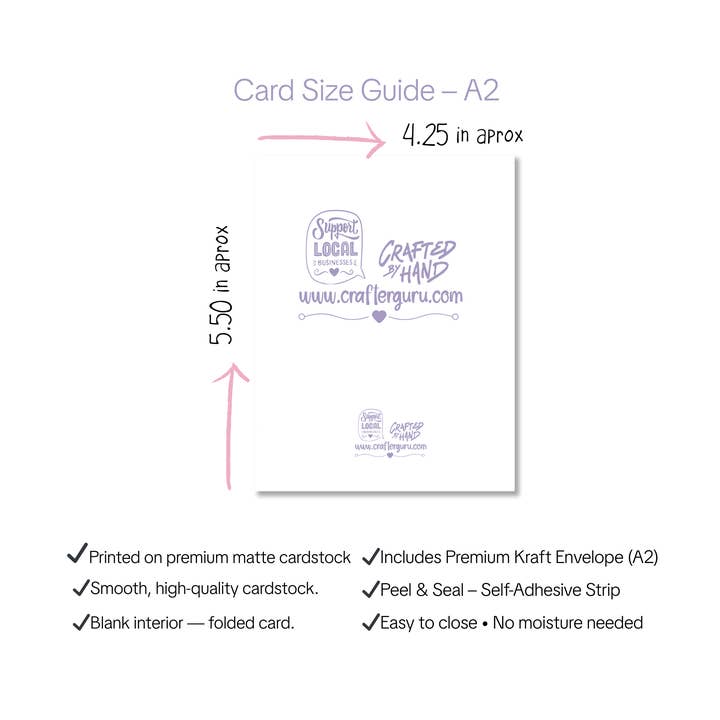 Crafter Guru Shop - Wholesale Friendship Card - You’re My Chosen Family - Greeting Card VGC-0172