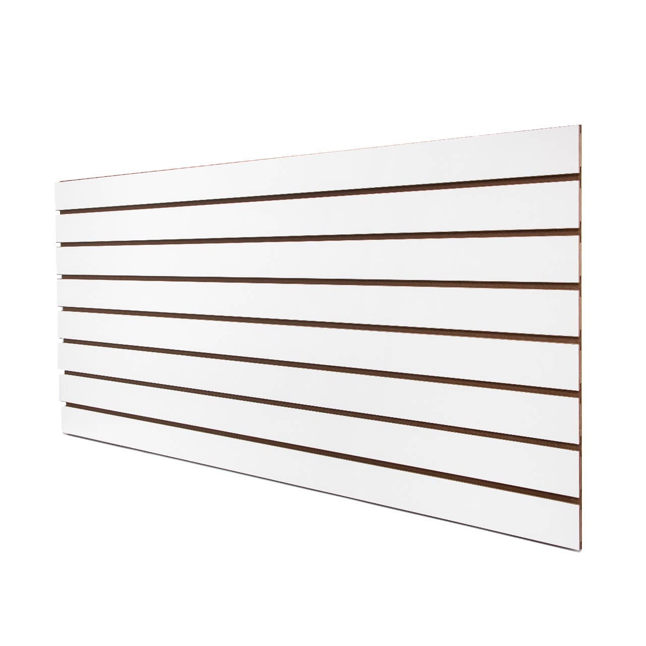 Store Supply Warehouse - Wholesale Retailer Display - Accessories - 2' X 4' White Horizontal Slatwall Easy Panels - Pack Of 2 5