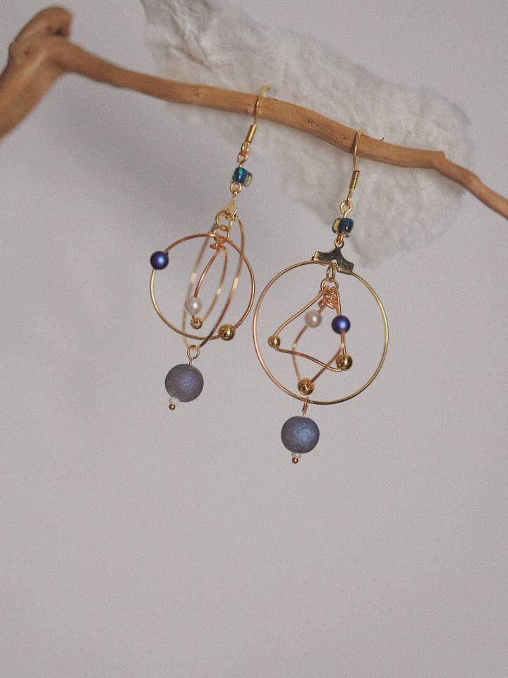 Pendiente de cableado hecho a mano para venta al por mayor de Soulfulearthcraft