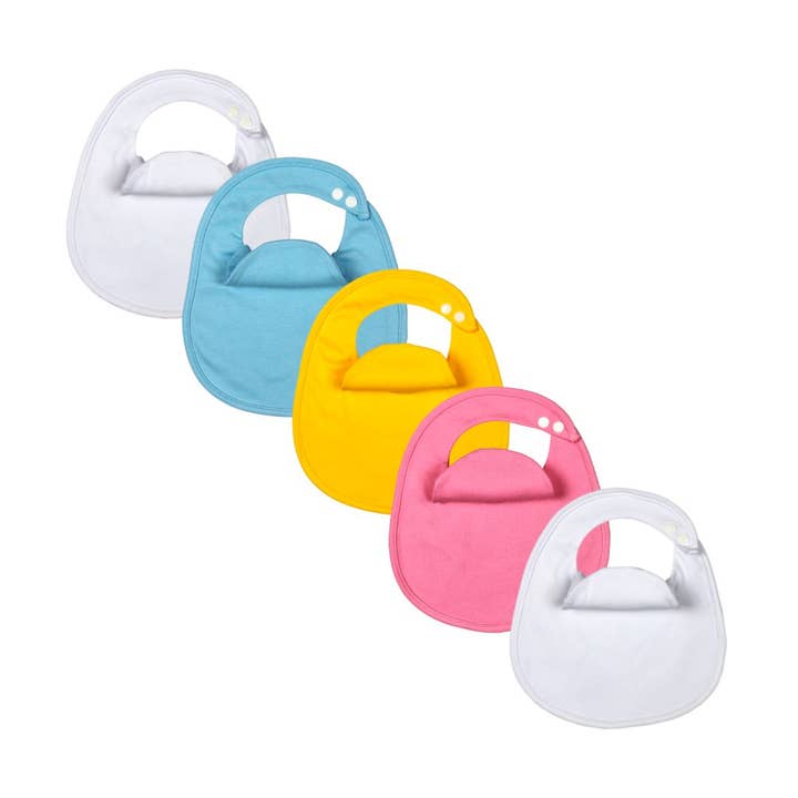 5 Pack Bibeasy hagesmække for engroshandel hos BibEasy Bibs