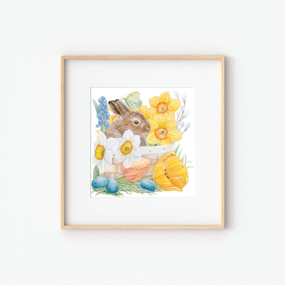 Rosenheart - Wholesale Easter Card - Easter Card Bunny in Basket3