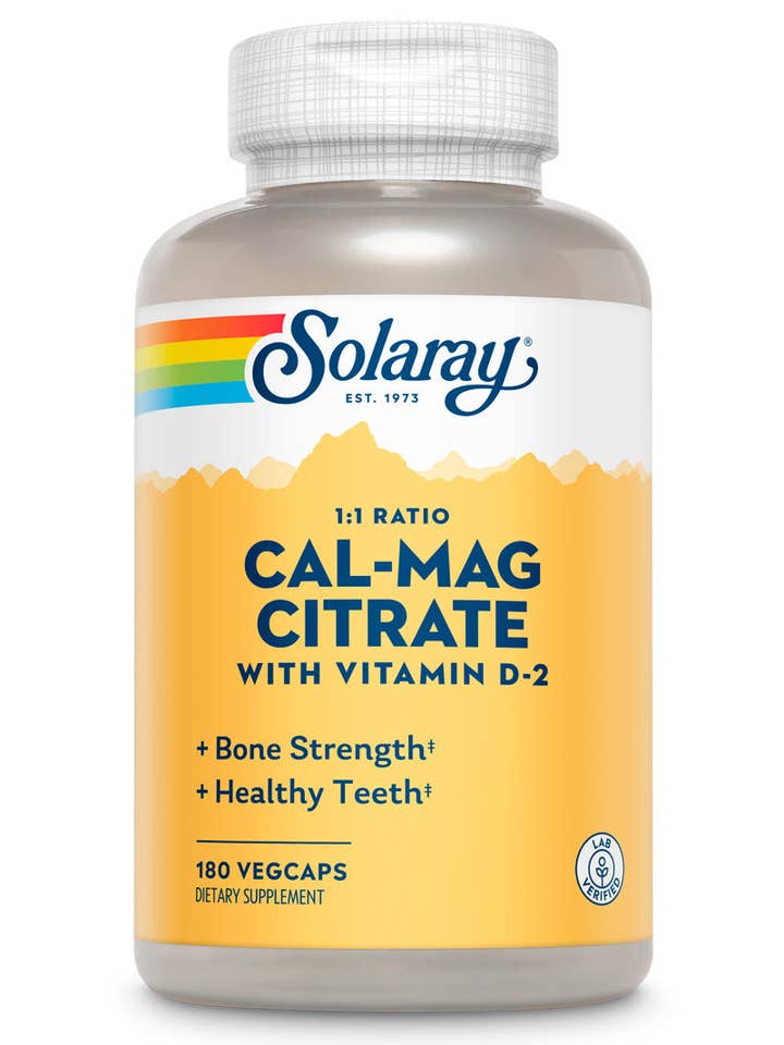 Cal-Mag Citrate Vitamin with D-2, 1:3 for wholesale by Solaray