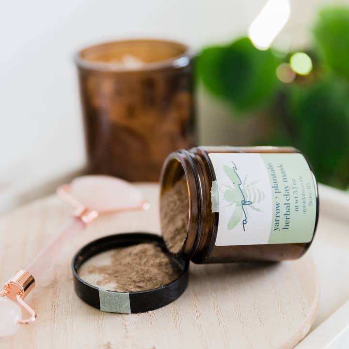 herbal clay mask, yarrow for wholesale by apis