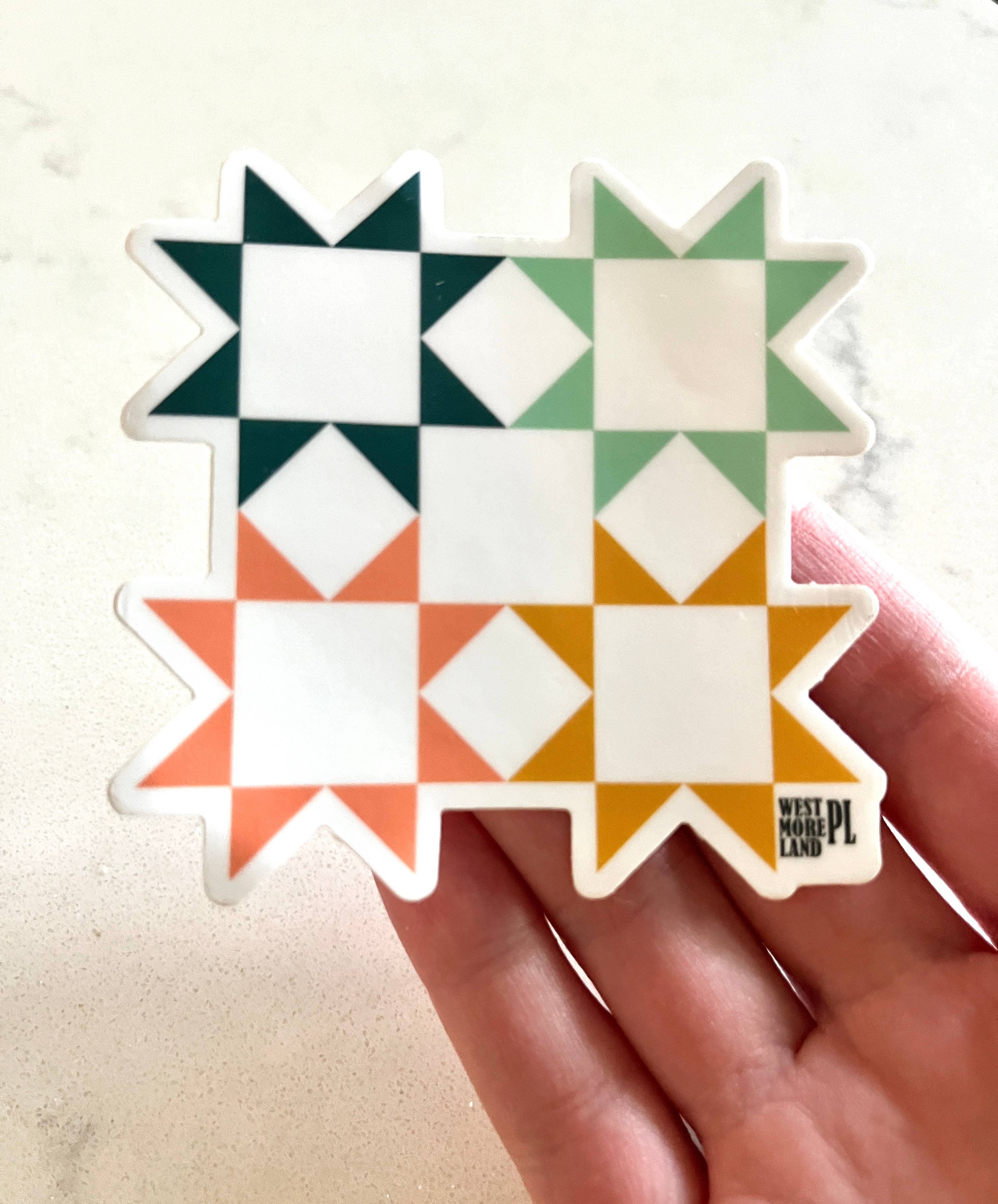 Westmoreland Place - Wholesale Sticker - Quilt Star Sticker1