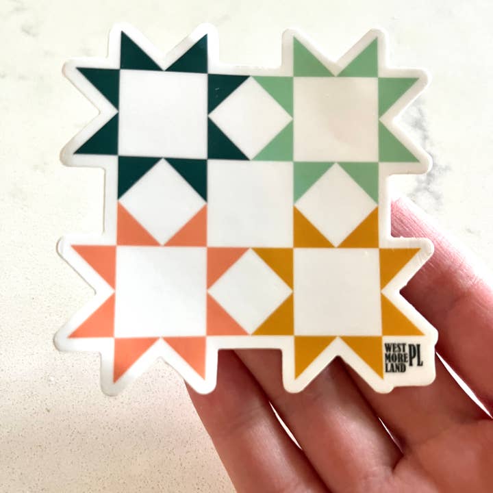 Westmoreland Place - Wholesale Sticker - Quilt Star Sticker1