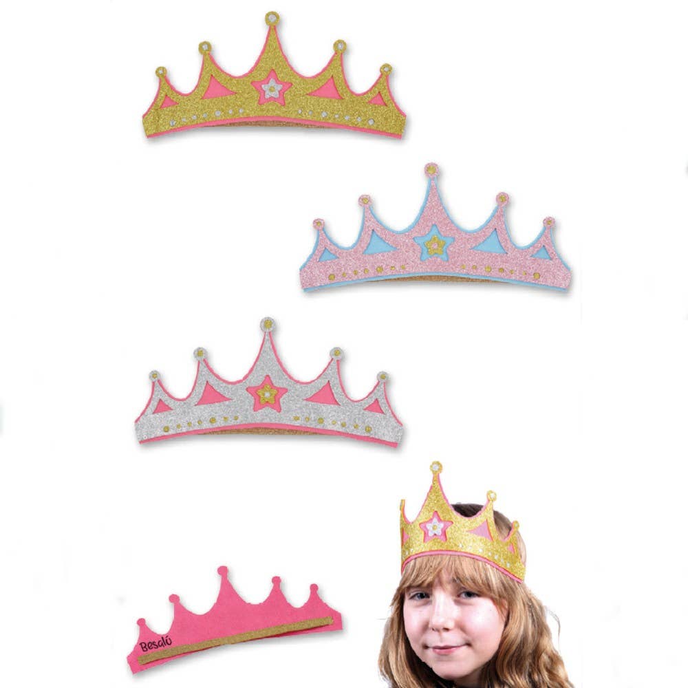 Axe Selection - Wholesale Party Hat/Crown - 28 cm Glitter Princess Crown0