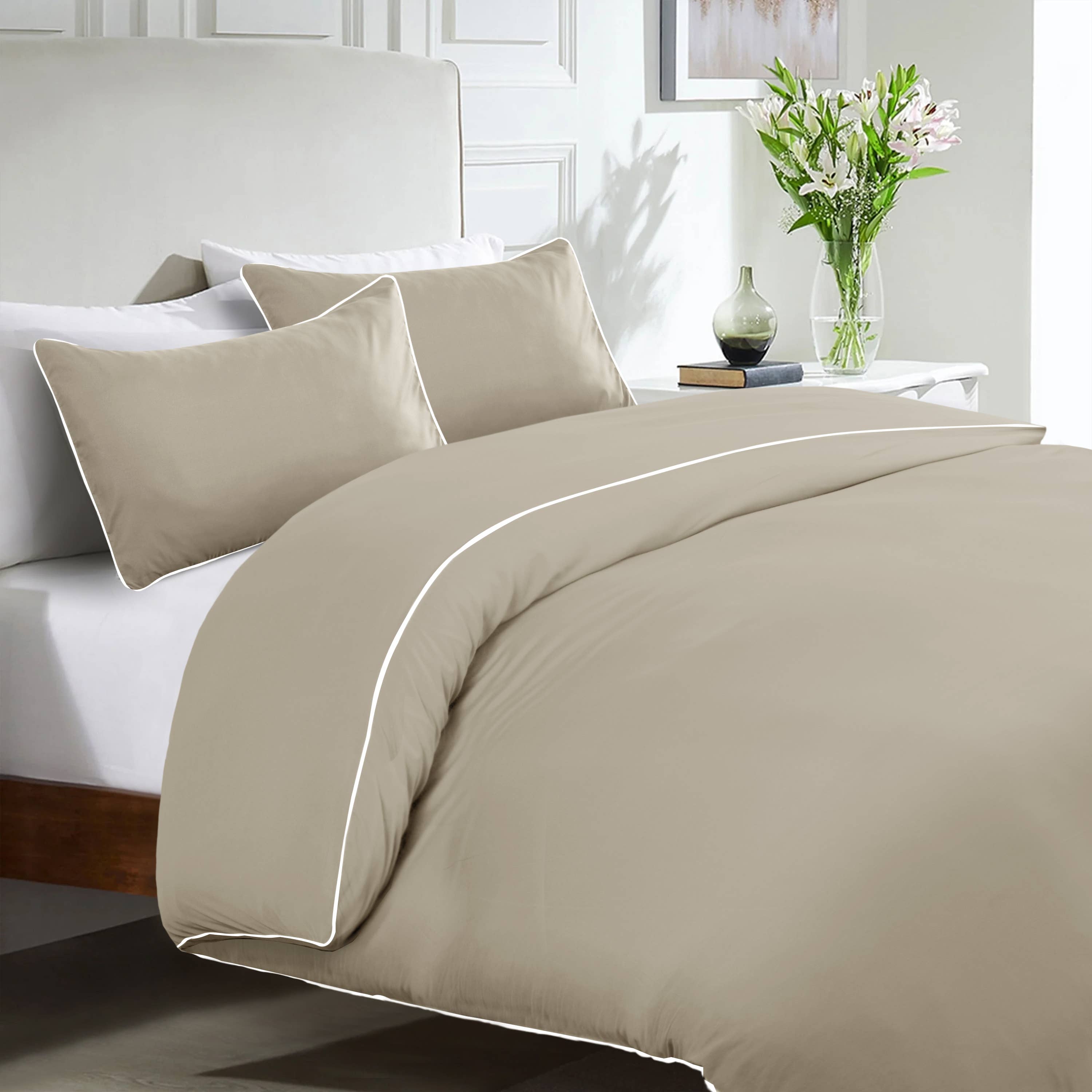 Cotton Passion – wholesale Bedding set – Duvet Cover Set Luxury Piping Ultra Soft Duvet Comforter Set20