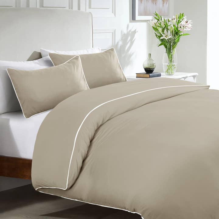 Cotton Passion – wholesale Bedding set – Duvet Cover Set Luxury Piping Ultra Soft Duvet Comforter Set20