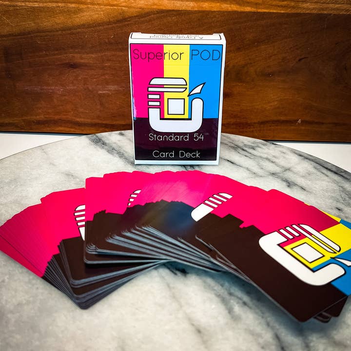 Superior Print on Demand – wholesale Spelkort – CMYK Traditionella Spelkort, Standard Kortlek