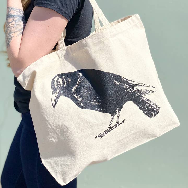Counter Couture - Wholesale Tote Bag - Unisex - Crow Cotton Tote Bag - Heavyweight Canvas2