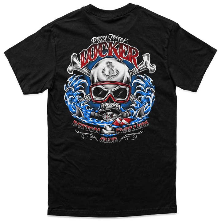 Customizable Davy Jones Scuba Diving Resort Graphic T-Shirt for wholesale by Supamade