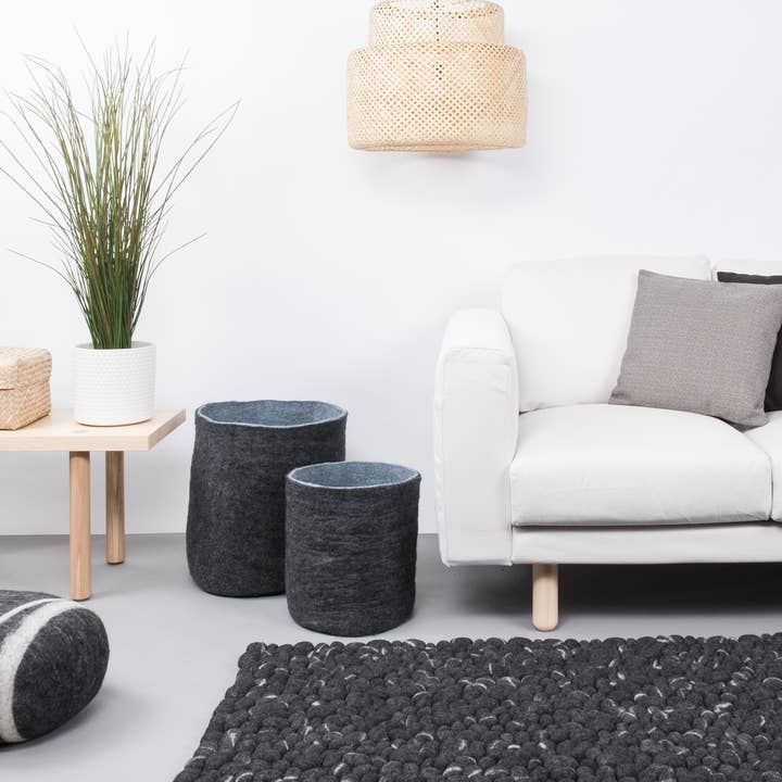 myfelt – wholesale Matta – Kurt kände boll matta rektangulär 100% ull handgjord