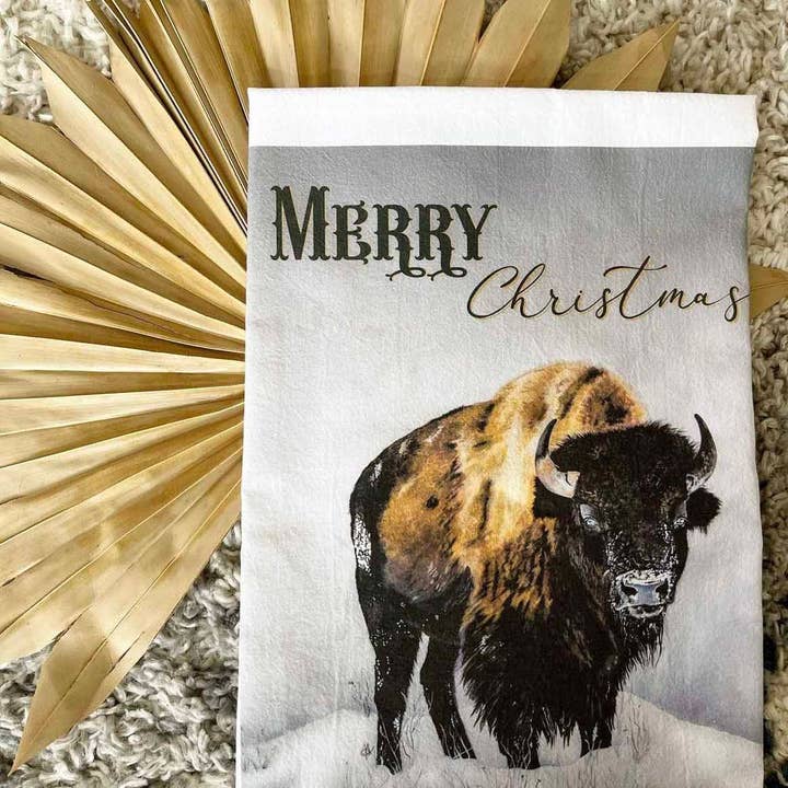 DOLLY ESTELLE - Wholesale Tea Towel - Tea Towel - Geronimo (Merry Christmas)