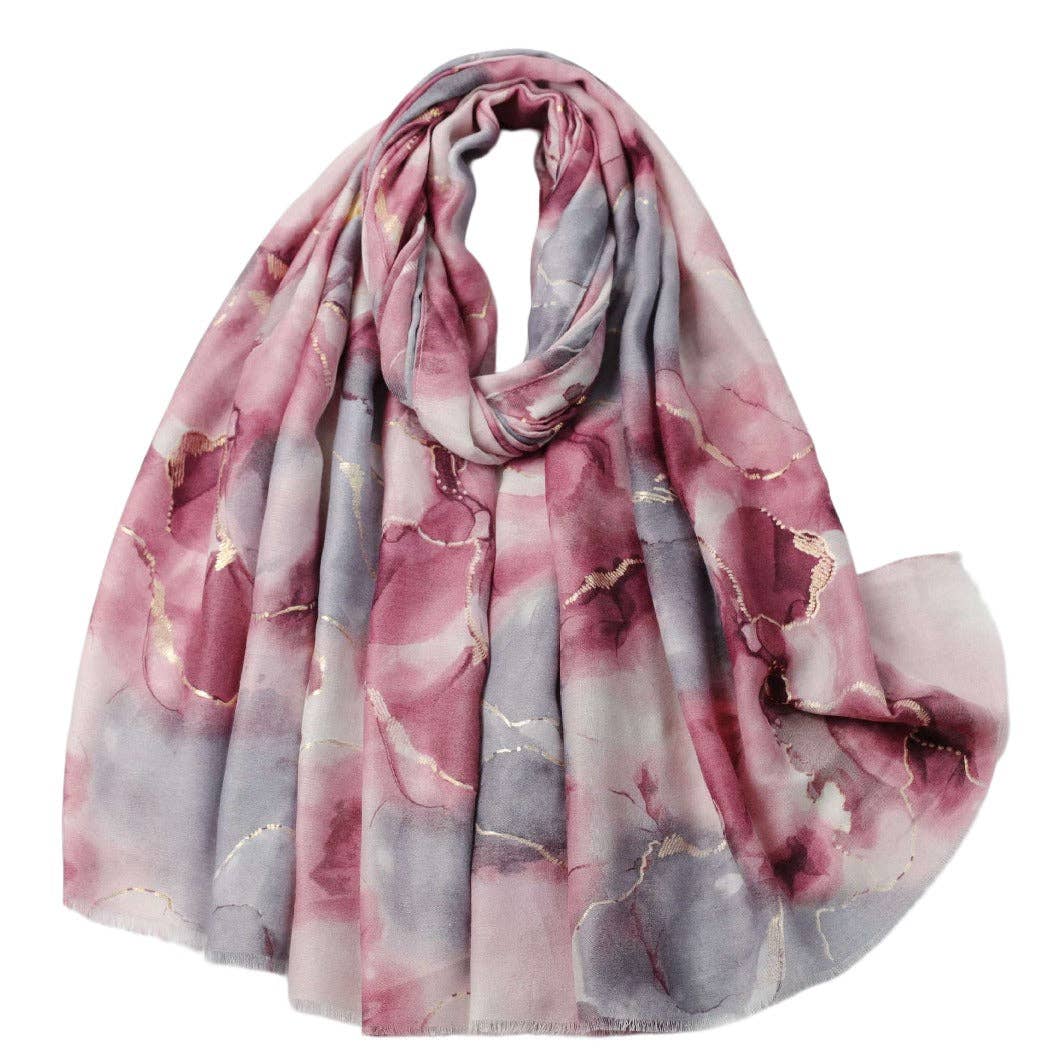 Funkyrel® Atzbranding Limited – Großhandel Schal – Damen – Scarvii - Schimmerdruck-Schal - Elegant & Trendy2