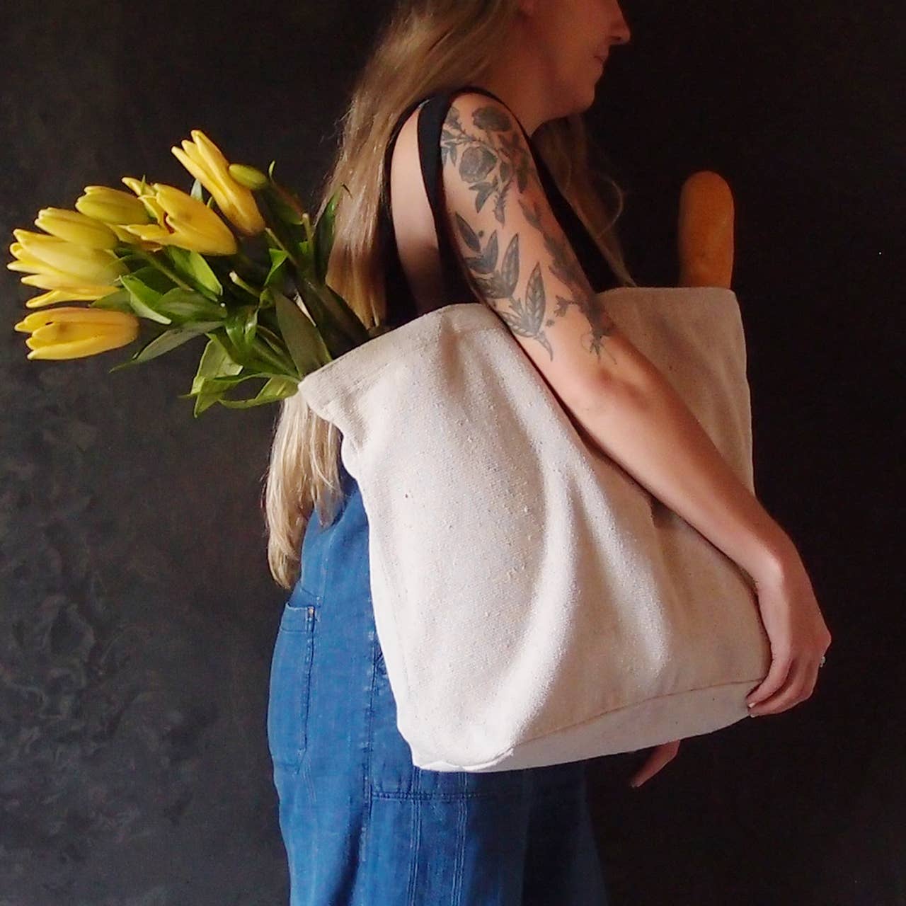 Packaging Decor - Wholesale Tote Bag - Women's - Matty Recycled Canvas Market Tote1