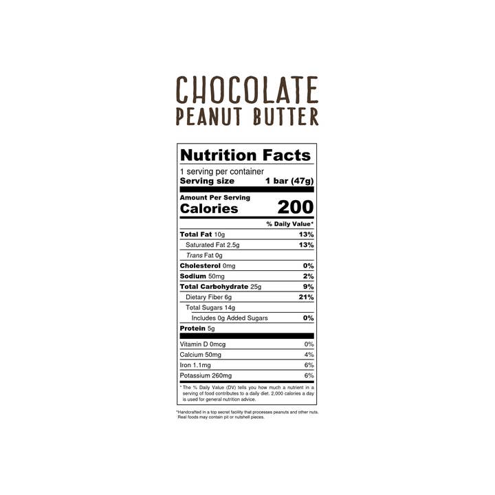 Righteous Felon Craft Jerky - Wholesale Snack Bar - Jonesbar Chocolate Peanut Butter Organic Energy Bar 1.7oz