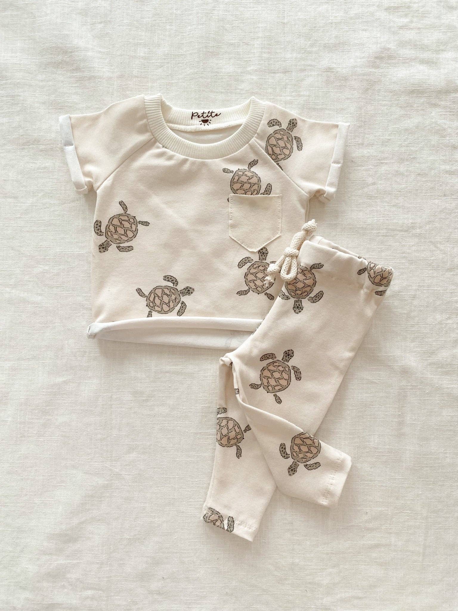 PETITE EvelinaApparel - Wholesale T-Shirt - Baby - Baby jersey t-shirt / turtles2