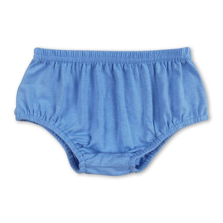 Light blue cotton baby kids bummies for wholesale by Yawoo Garments