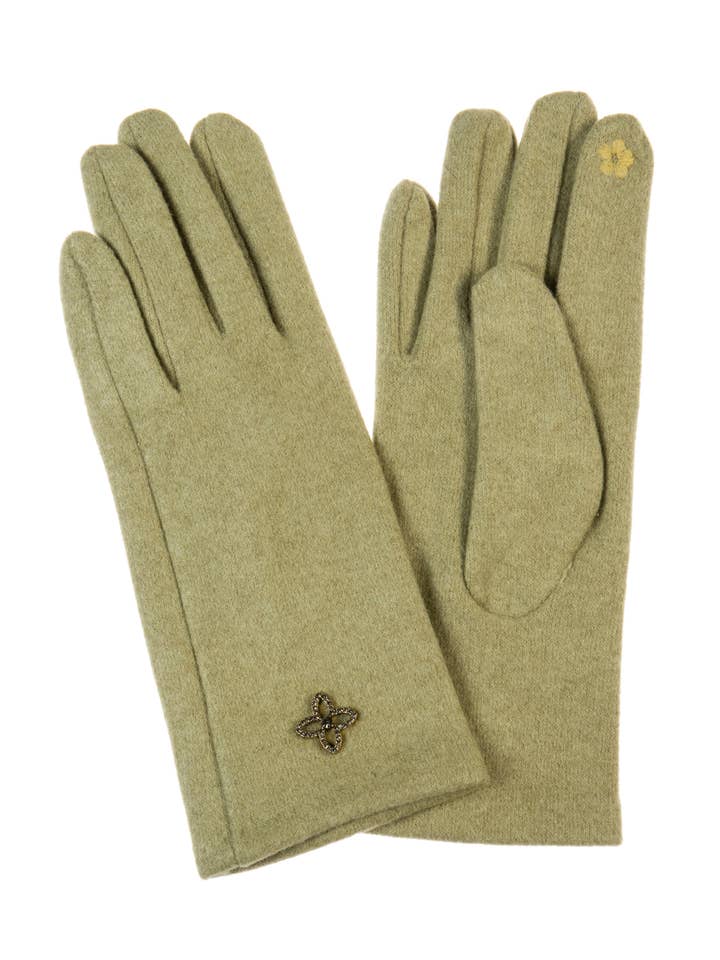 Blomstervintervarme berøringsskærmshandsker for engroshandel hos Ole