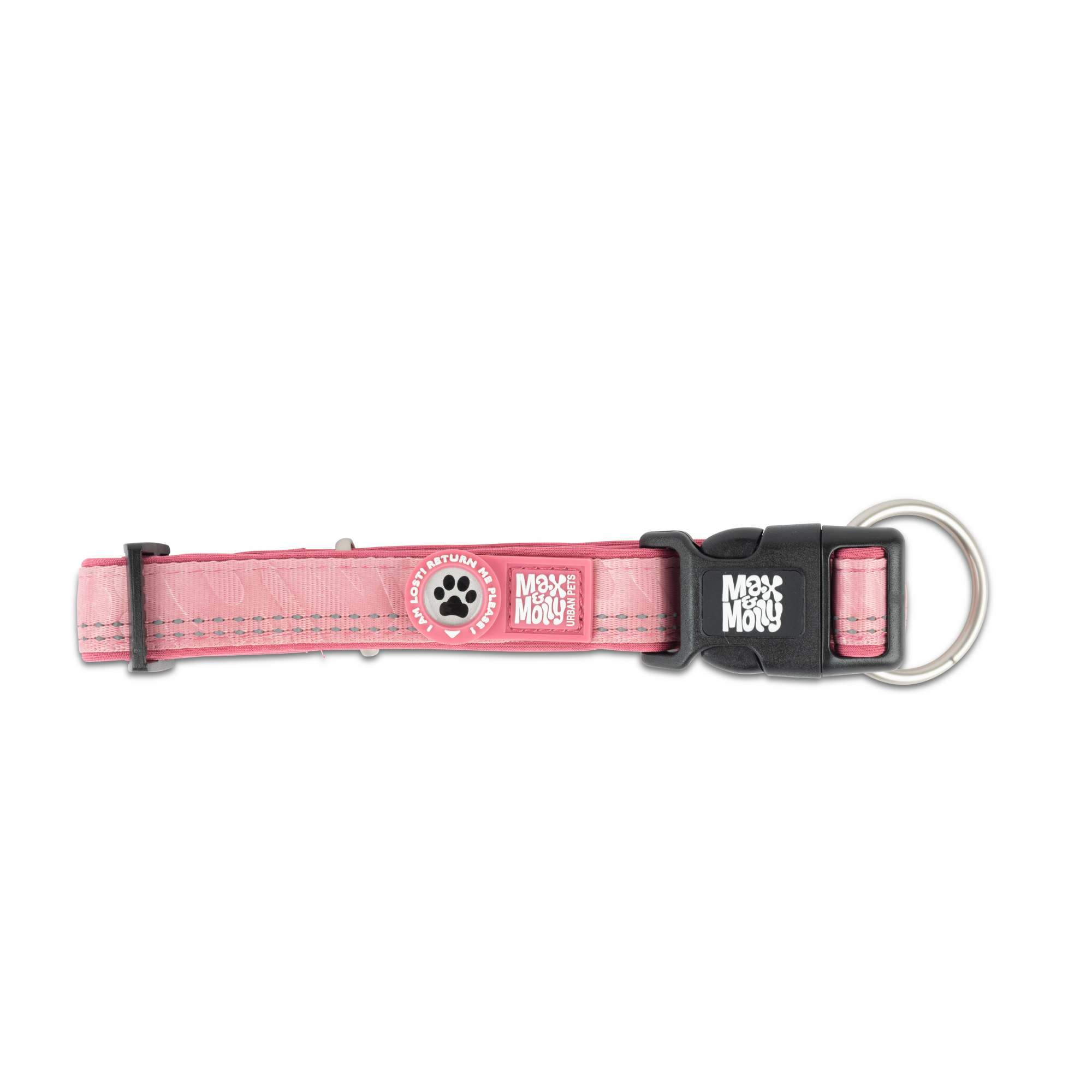 Max & Molly - Wholesale Pet Collar - Dog - GOTCHA! Smart ID Dog Collar - Matrix 2.0 Rose3