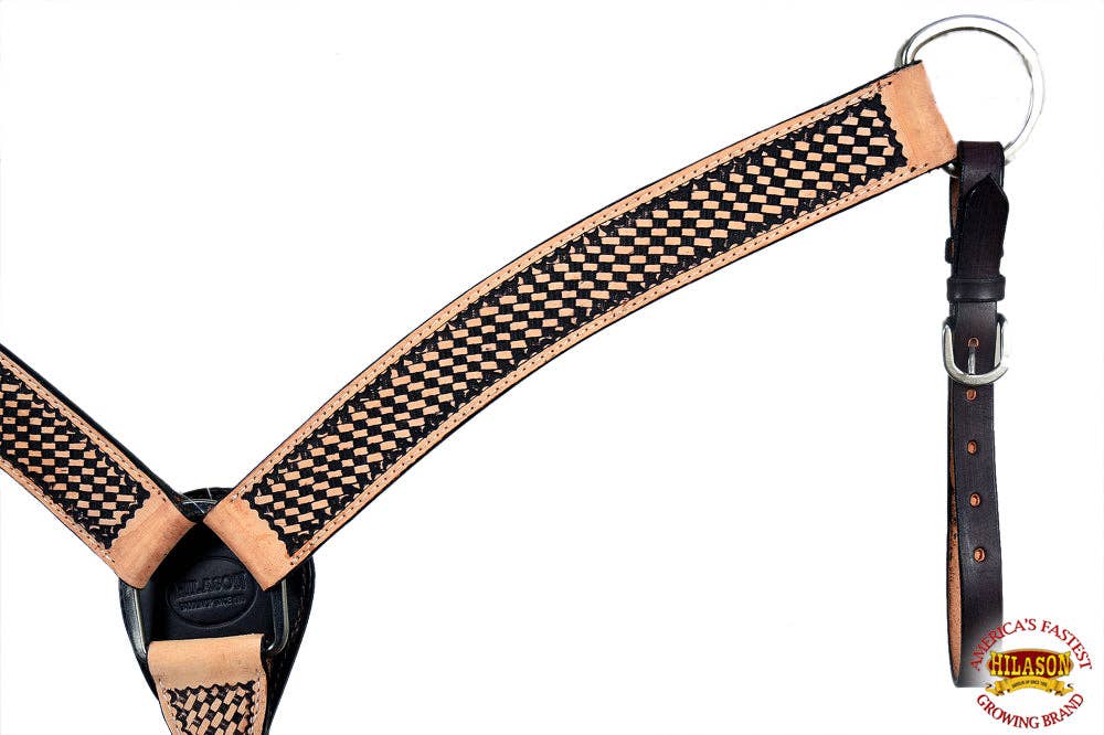 HILASON - Wholesale Horseback Riding Gear - HILASON Western Horse Headstall Breast Collar Set Tack Genuine American Leather | For Horses Headstalls156