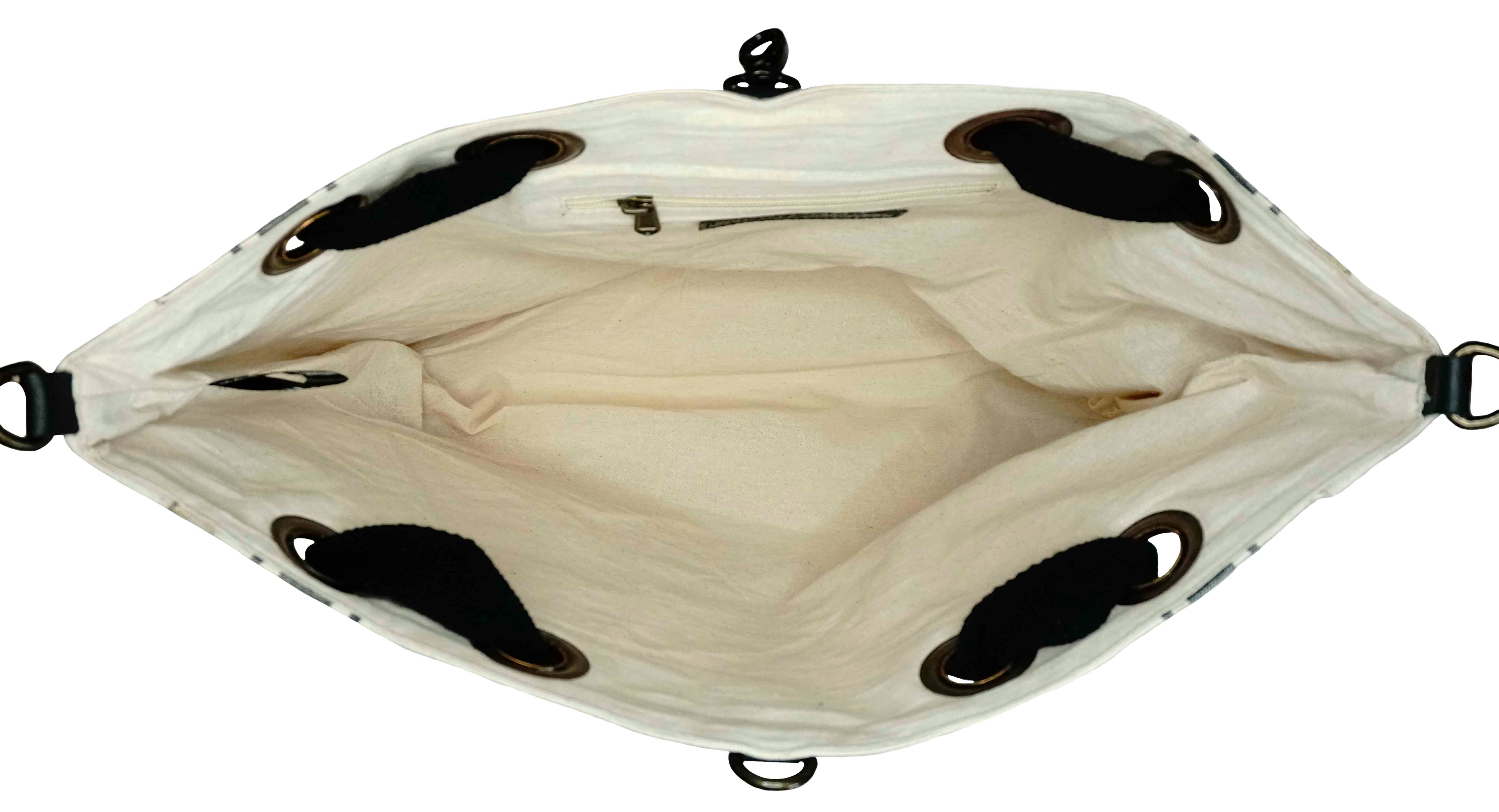 Vintage Addiction - Vente Tote bag – femme - Sac à bandoulière en toile Coqs on the Farm3