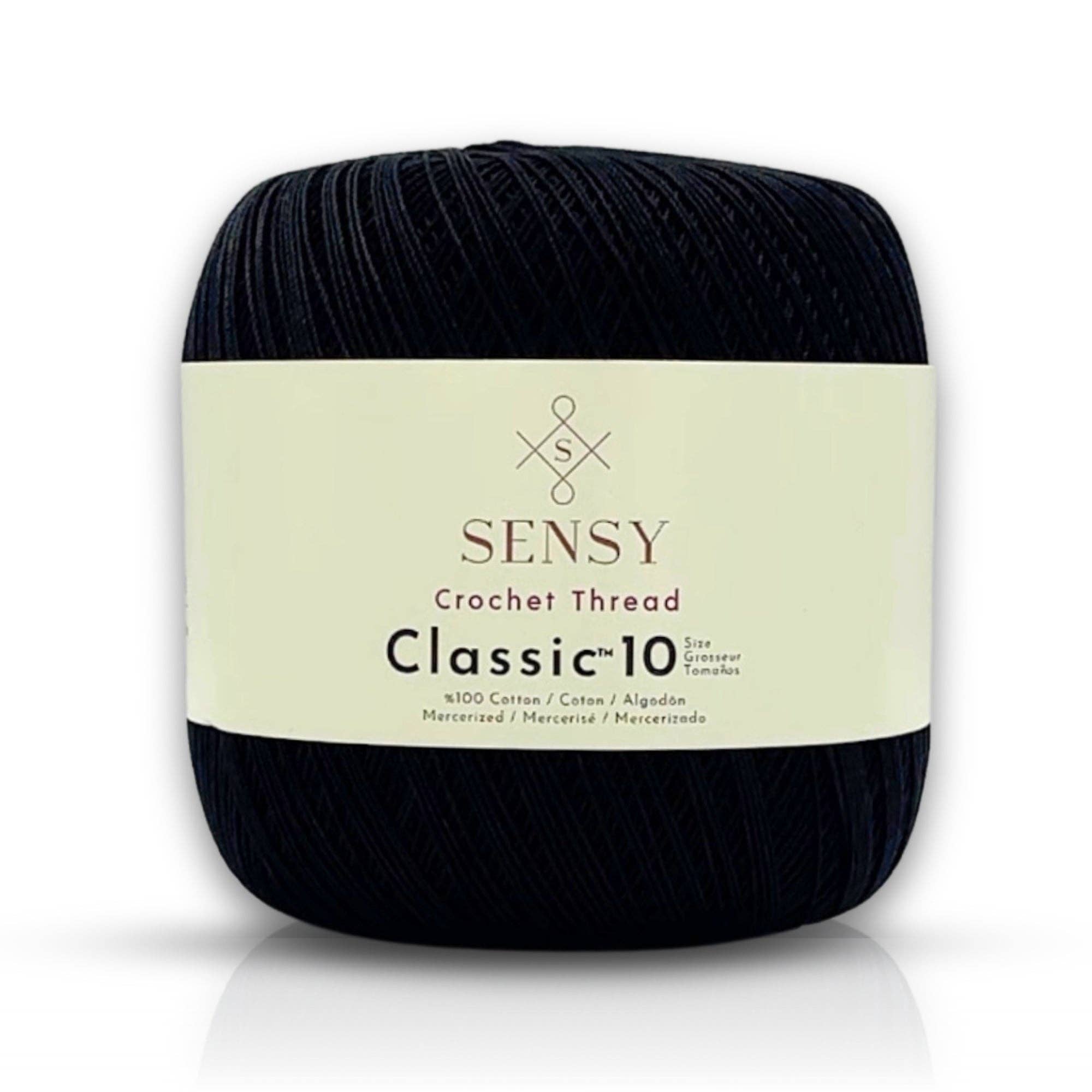 Sensy - Wholesale Yarn - Sensy Crochet Thread Classic Size 10, 100% Mercerized Giza Cotton, 617 Yards, Gauge 0 Lace4