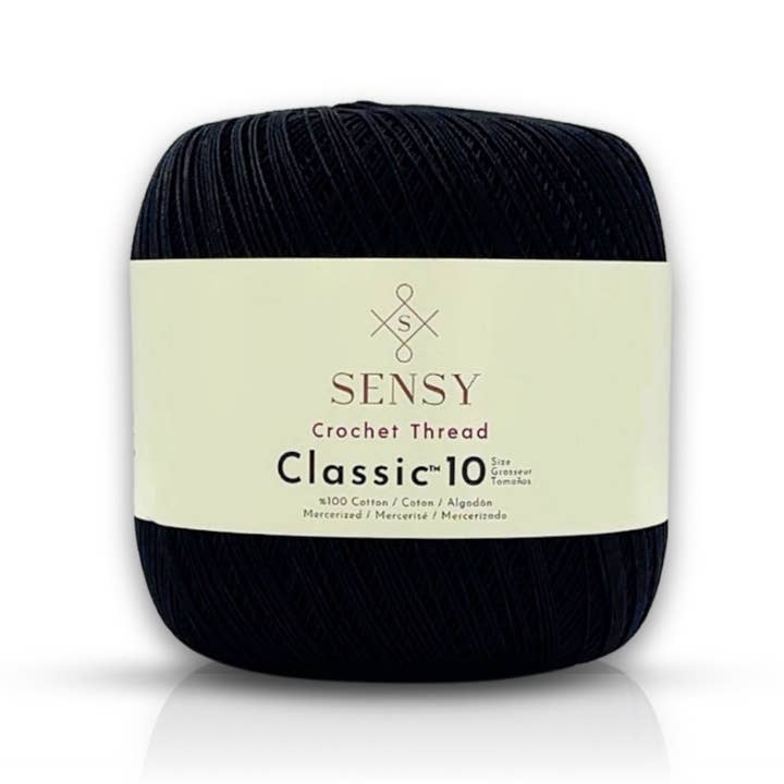 Sensy - Wholesale Yarn - Sensy Crochet Thread Classic Size 10, 100% Mercerized Giza Cotton, 617 Yards, Gauge 0 Lace4