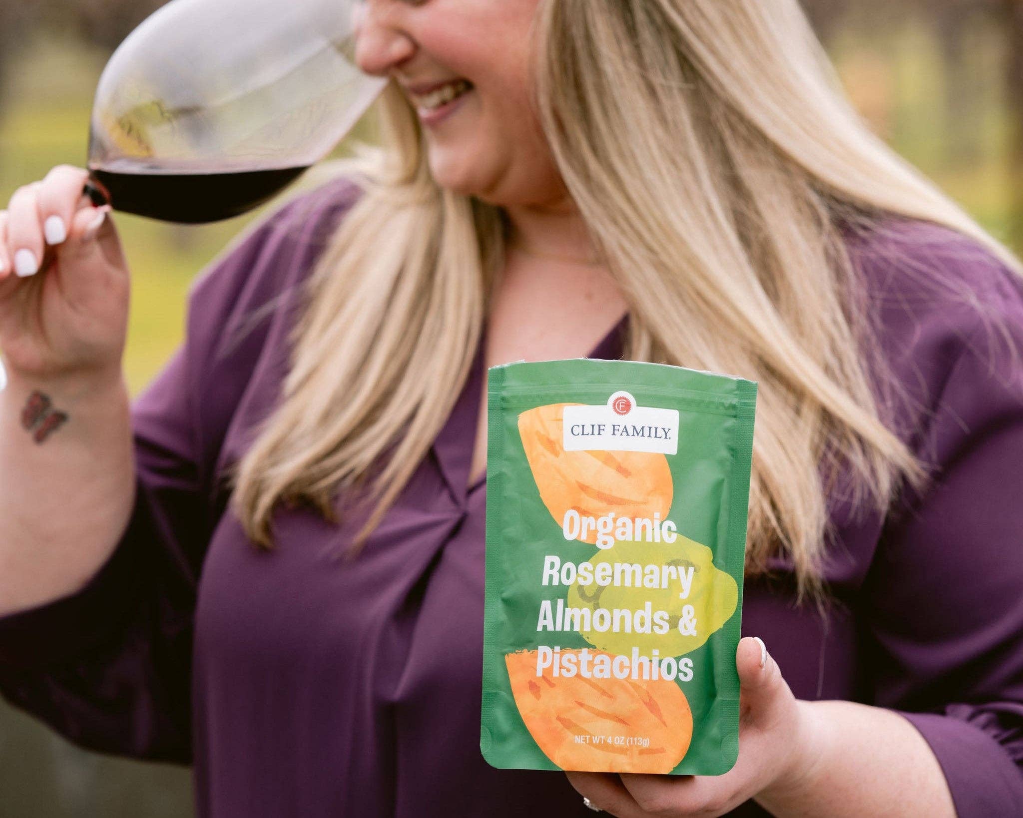 Clif Family Napa Valley, Certified B Corp Company - Wholesale Nuts - Organic Rosemary Pistachios & Almonds - Gluten Free1