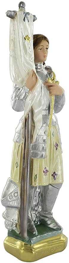 Costa Articoli Religiosi - Vente Figurine décorative - Statue de Sainte Jeanne d'Arc cm. 22 en plâtre1