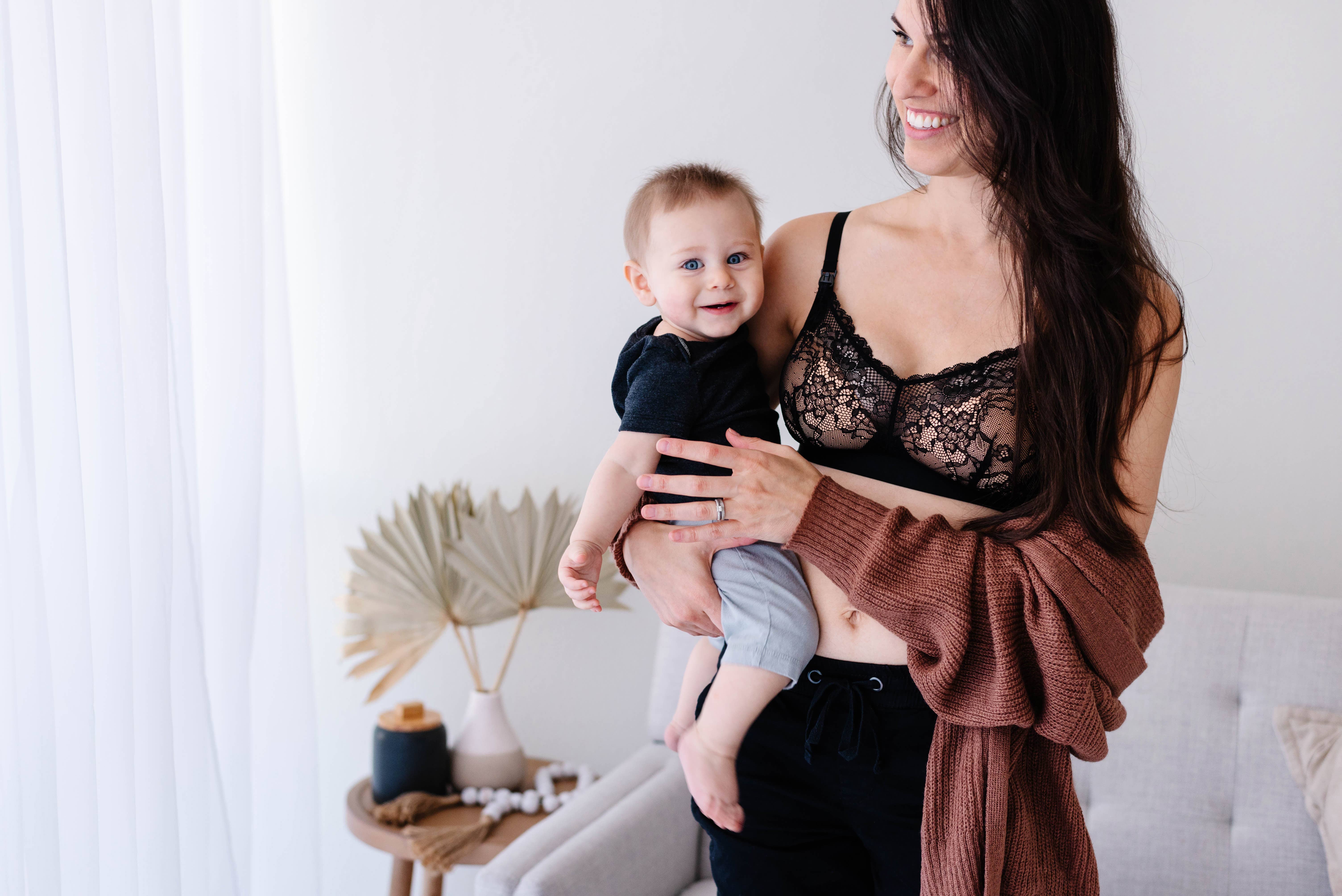 Negro/Desnudo Sostén de lactancia Ooh La La (Negro/Nude) de venta al por mayor en Faire8