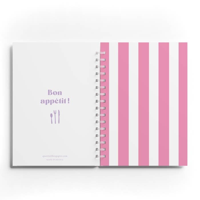 Quartier Libre Papier - Wholesale Cookbook - Orange Recipe Book Free Quarter4