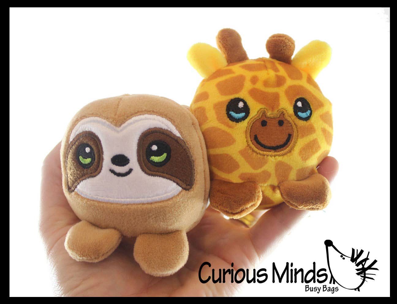 Curious Minds Toys - Vente Peluche – enfant et bébé - 1 jolie boule en peluche - Adorable mini-peluche8