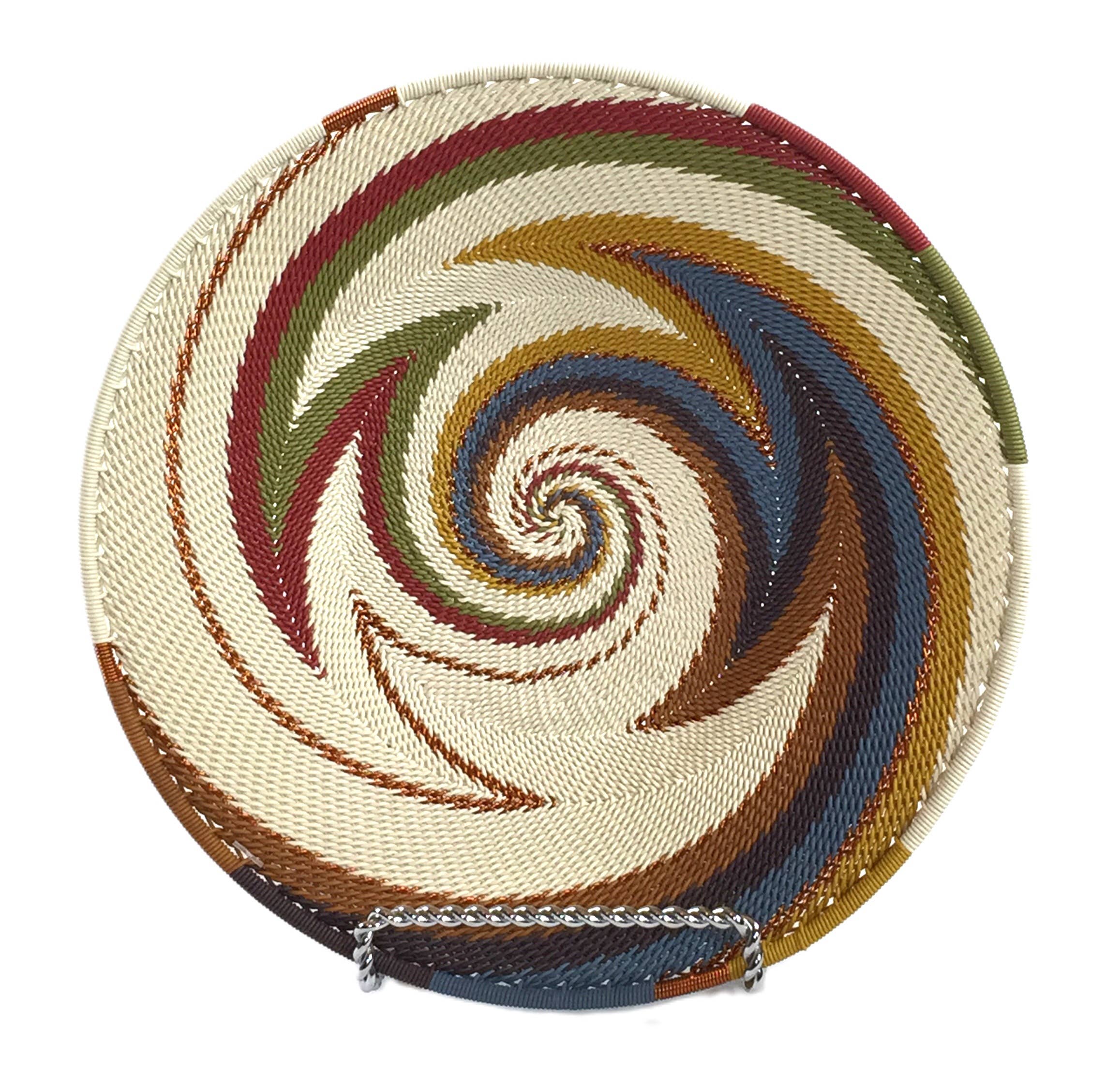 Bridge for Africa - Wholesale Decorative Plate/Dish/Bowl - TW Collection - White Desert3