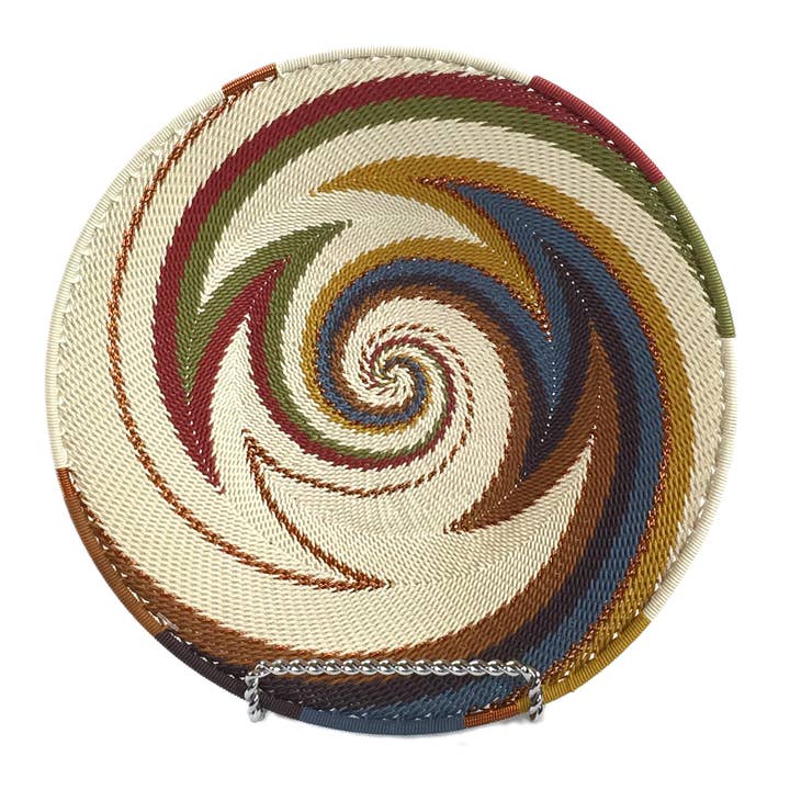 Bridge for Africa - Wholesale Decorative Plate/Dish/Bowl - TW Collection - White Desert3