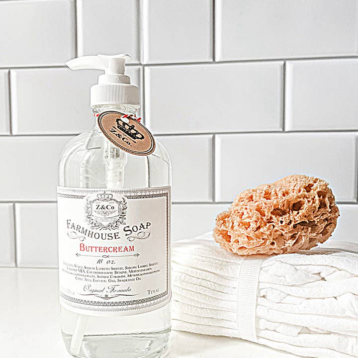 Z&Co. - Wholesale Body Wash/Shower Gel - The Farmhouse Soap Buttercream