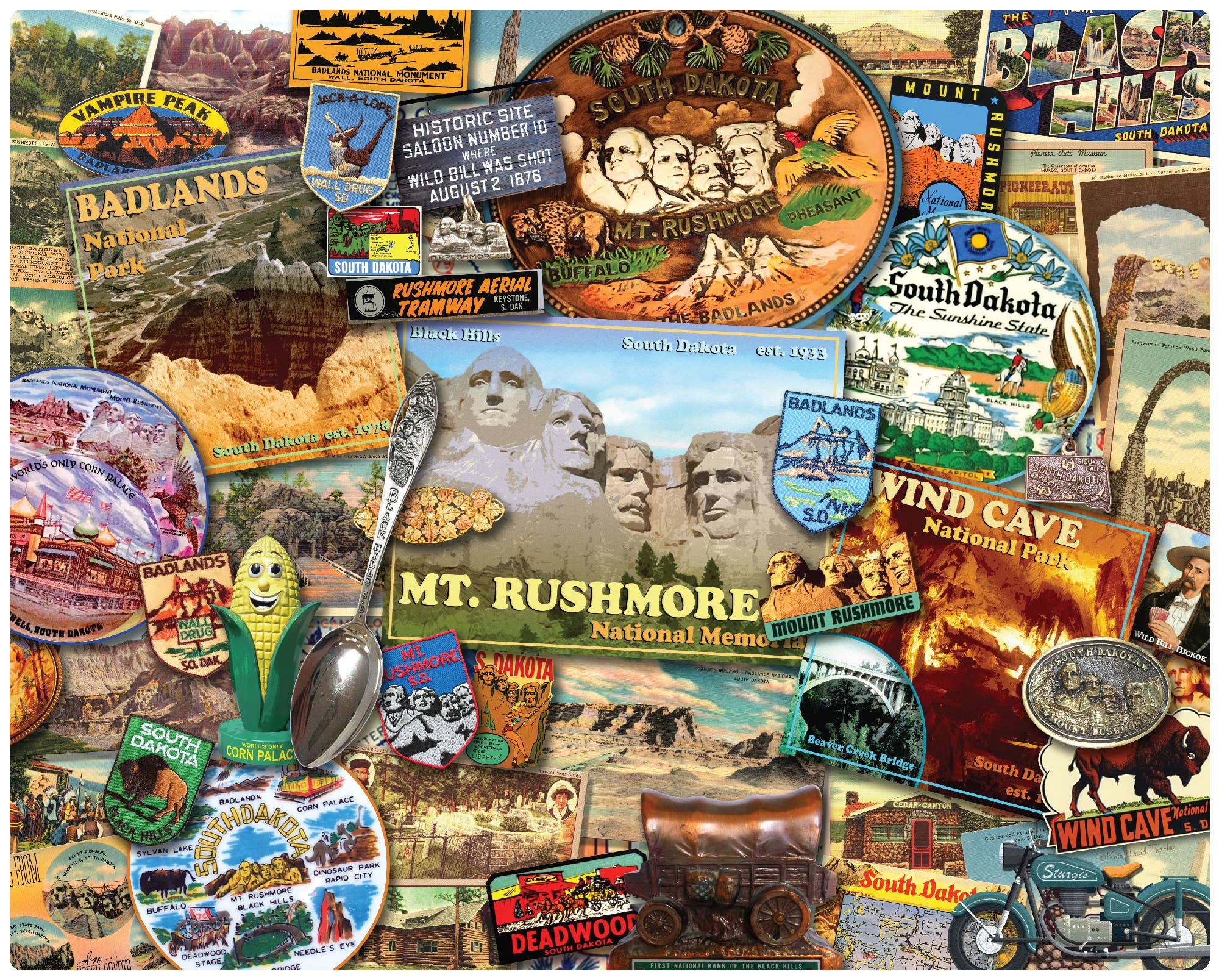 American Products Group, Inc - Wholesale Cutting Board - 12" x 15" Mt. Rushmore & Badlands Magic Slice Gourmet Size0