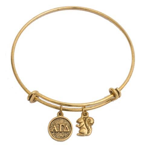 Alpha Gamma Delta Expandable Bracelet - Charm & Symbol for wholesale by Shawn Paul
