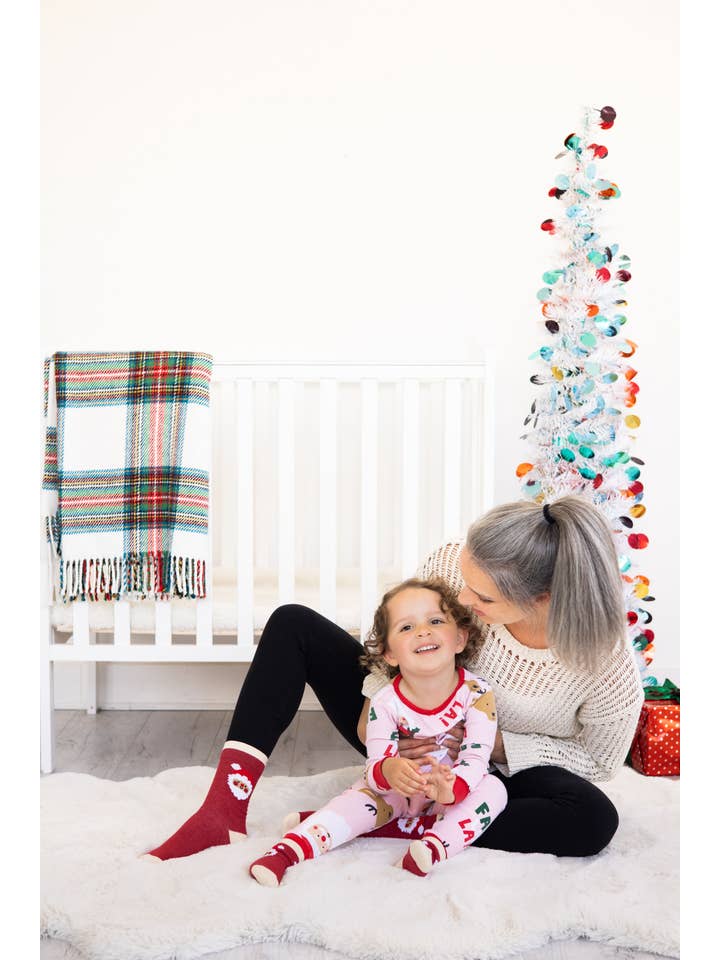 Pearhead - Wholesale Socks - Unisex - Santa Parent & Baby Christmas Matching Holiday Sock Set6