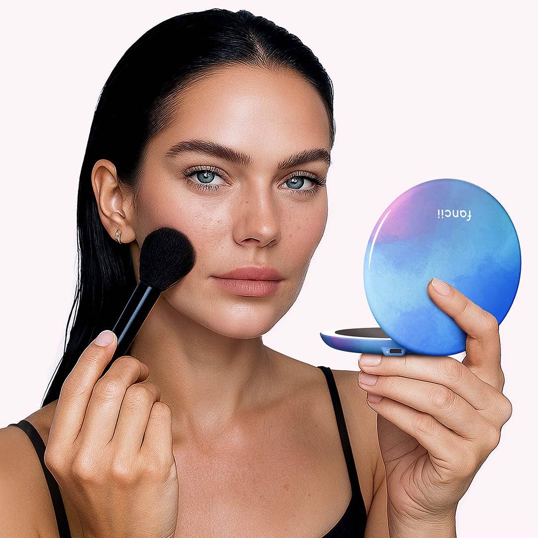 Fancii - Wholesale Compact Mirror - Taylor 5" Compact Mirror with LED Lights26