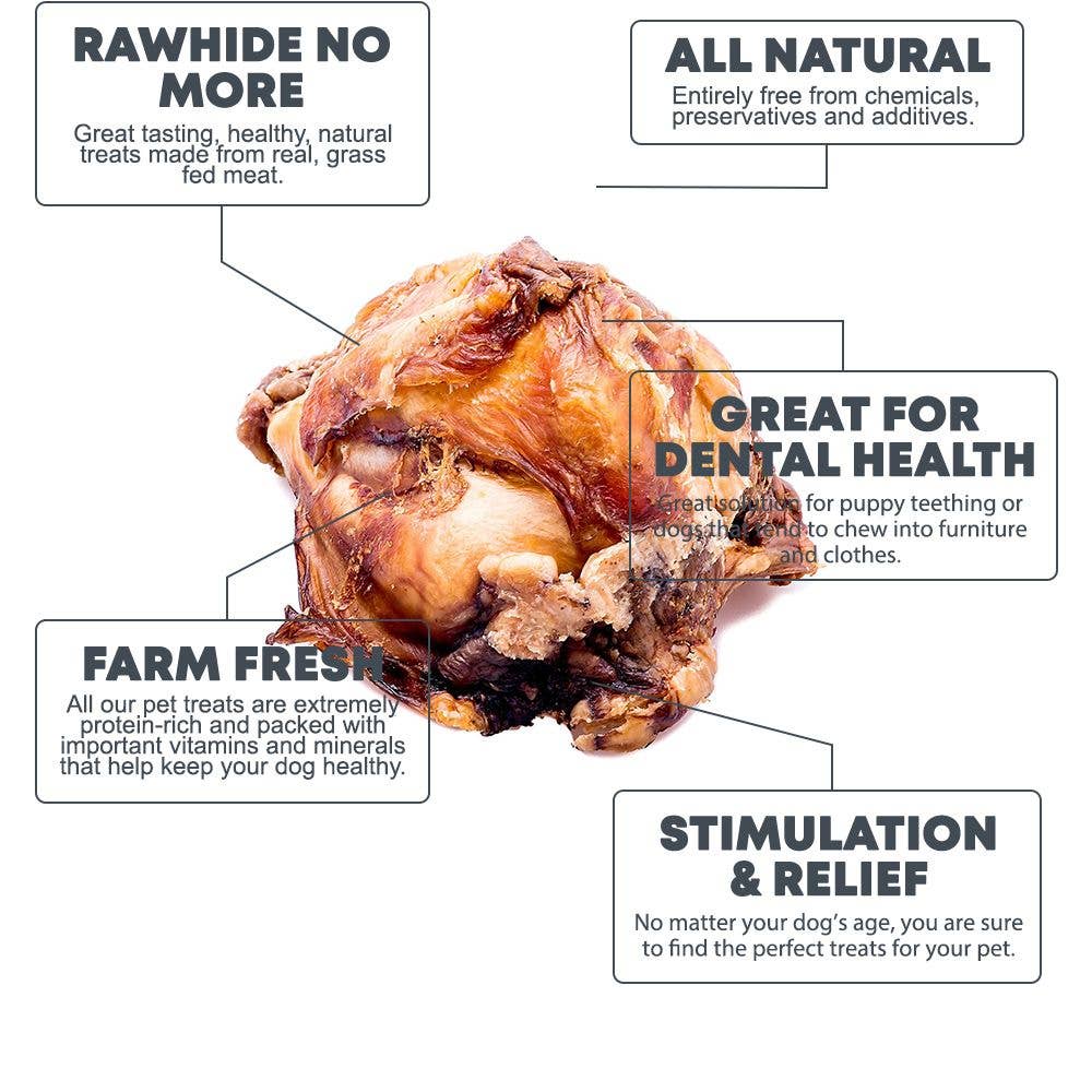 Hotspot Pets - Wholesale Pet Treats - Dog - All Natural Beef Knee Caps Dog Treats, 12 Count2