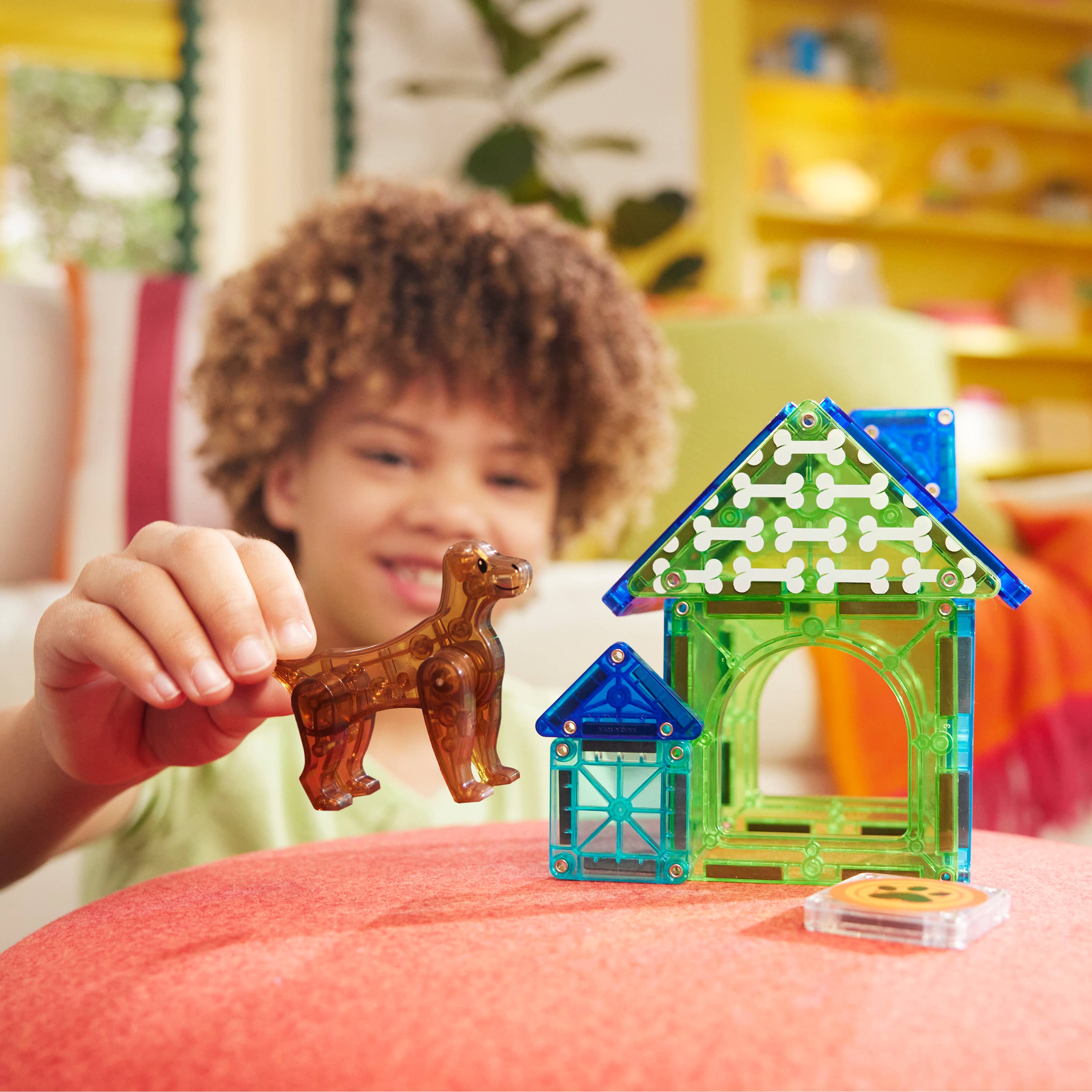 Magna-Tiles - Wholesale Building Set - Kids - Magna-Tiles Dog House 13-Piece Set3